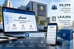 ثبت بیش از ۱.۶ میلیون درخواست تعیین تکلیف حساب بانکی در سامانه «حسام»